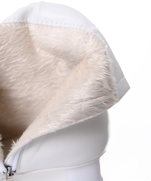 Narcissus(ナルシス)の「【OZKAN】スクエアショートブーツ(ブーツ・レディース・ホワイト/ブラック・38/35/36/37)」の6枚目の写真