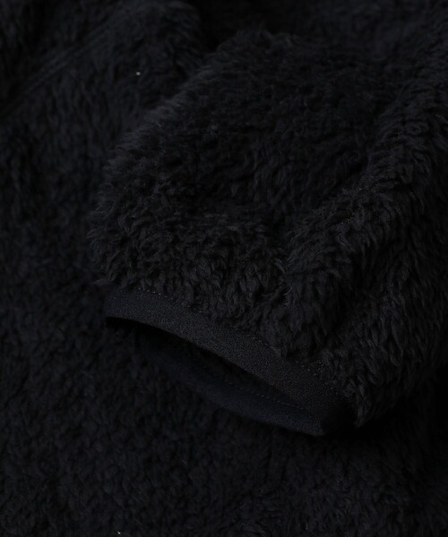 FREAK'S STORE(フリークスストア)の「WEB限定 リラックスフィット フリースセットアップ/ノーカラージャケット×イージーパンツ/カーディガン/ボアジャケット(ノーカラージャケット・メンズ・オリーブ/ベージュ/ブラック・MEDIUM/SMALL/LARGE)」の14枚目の写真