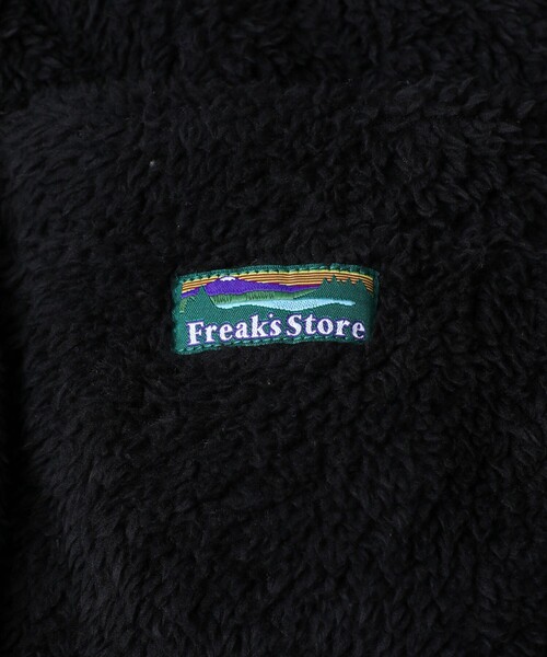 FREAK'S STORE(フリークスストア)の「WEB限定 リラックスフィット フリースセットアップ/ノーカラージャケット×イージーパンツ/カーディガン/ボアジャケット(ノーカラージャケット・メンズ・オリーブ/ベージュ/ブラック・MEDIUM/SMALL/LARGE)」の12枚目の写真