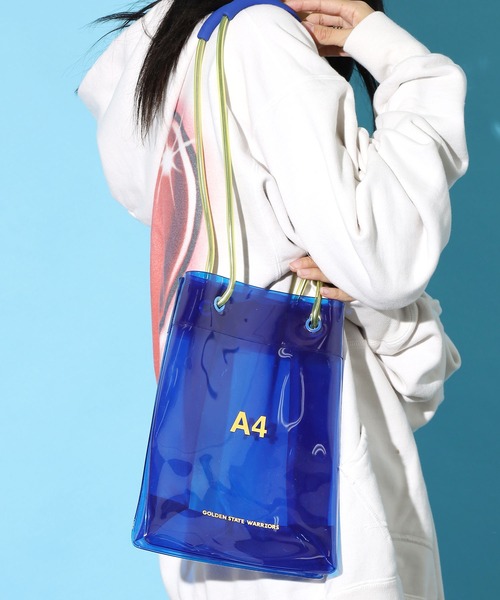 NaNa-NaNa(ナナナナ)の「nana-nana/ナナナナ A4 PVC ハンドバッグ トートバッグ シリコンハンドル NBA クリアバッグ 保管袋付き(ハンドバッグ・レディース・パープル/ブラウン/ピンク/ブルー/グリーン/ホワイト・ONE SIZE)」の21枚目の写真