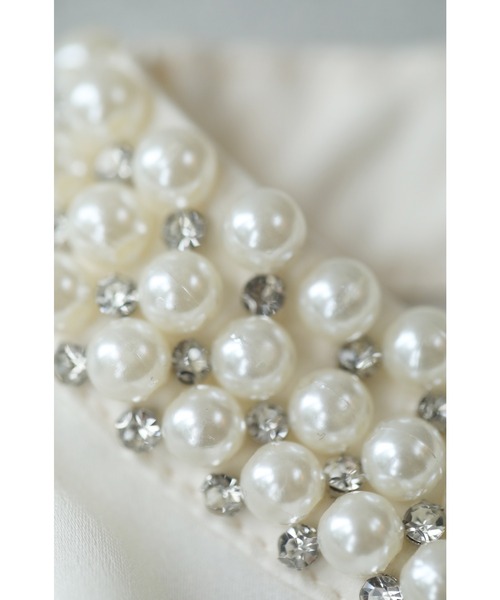 cawaii（カワイイ）の「美しく艶めくパールネックのブラウストップス（シャツ/ブラウス・レディース・ホワイト・FREE）」の9枚目の写真