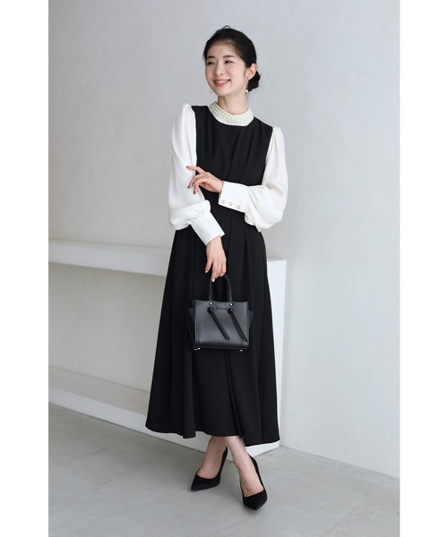 cawaii（カワイイ）の「美しく艶めくパールネックのブラウストップス（シャツ/ブラウス・レディース・ホワイト・FREE）」の8枚目の写真