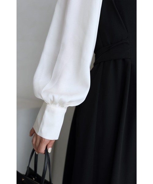 cawaii（カワイイ）の「美しく艶めくパールネックのブラウストップス（シャツ/ブラウス・レディース・ホワイト・FREE）」の7枚目の写真