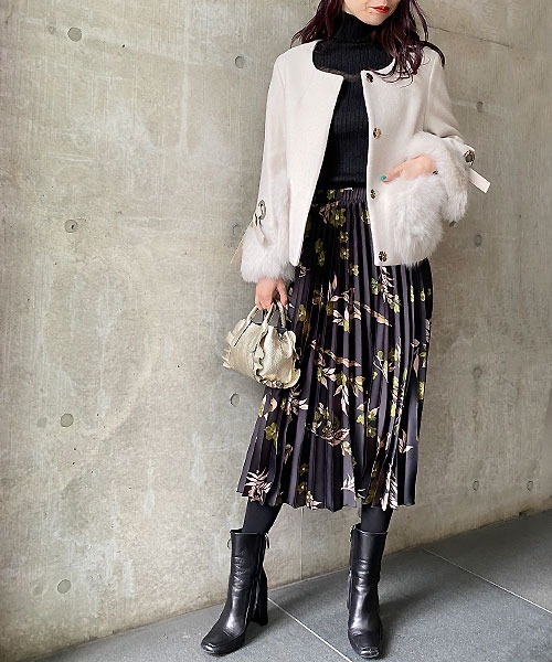 LUGIVA（ルギヴァ）の「【LUGIVA/ルギバ】ノーカラーフォックスファー