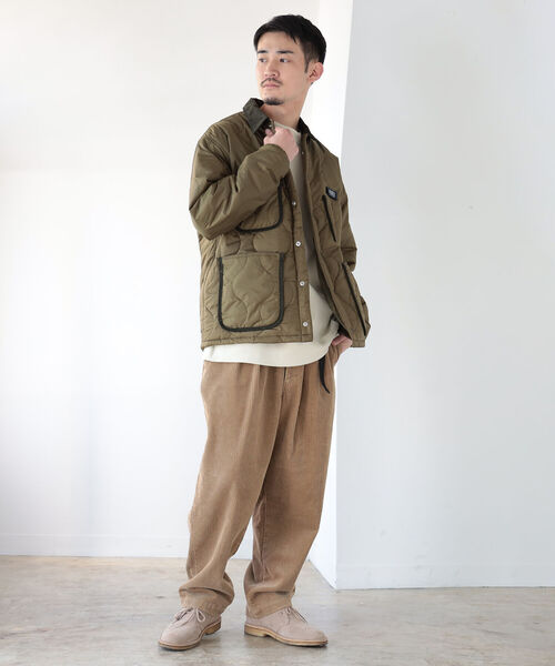 BEAMS（ビームス）の「BEAMS / ウェビング バギーパンツ（その他パンツ・メンズ・チャコールグレー/ベージュ・SMALL/MEDIUM/LARGE/X-LARGE）」の7枚目の写真