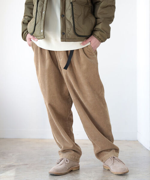 BEAMS（ビームス）の「BEAMS / ウェビング バギーパンツ（その他パンツ・メンズ・チャコールグレー/ベージュ・SMALL/MEDIUM/LARGE/X-LARGE）」の11枚目の写真