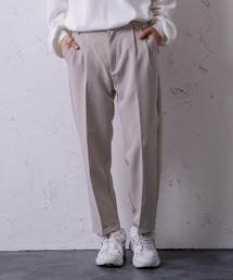 【Adoon plain】センタープレスクロップドパンツ