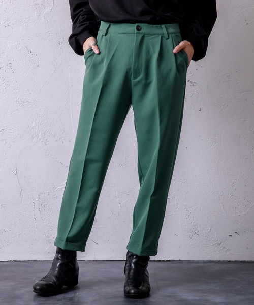 Adoon plain(アドーンプレーン)の「【Adoon plain】センタープレスクロップドパンツ(その他パンツ・メンズ・ブラック/グリーン/グレイッシュベージュ・SMALL/MEDIUM/LARGE)」の18枚目の写真