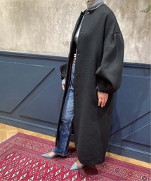 IENA LA BOUCLE（イエナラブークル）｜レディースのノーカラーコート 