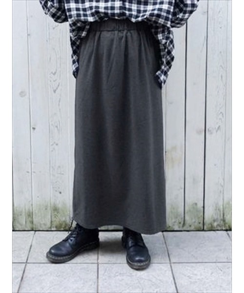 Samansa Mos2 blue(サマンサモスモスブルー)の「コーデュロイ起毛スカート(スカート・レディース・ベージュ/グレー/チャコール・フリ-)」の3枚目の写真