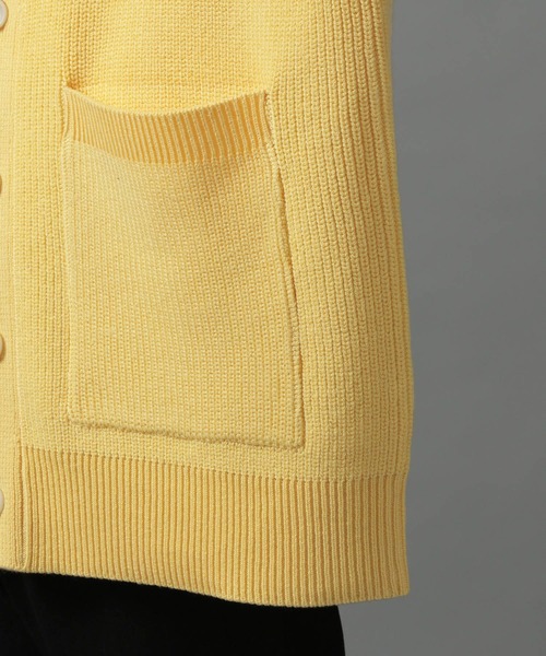 HARE（ハレ）の「ダブルポケットVカーディガン(HARE)（ニット/セーター・メンズ・ブラック/グレー/イエロー/グリーン・SMALL/MEDIUM）」の18枚目の写真