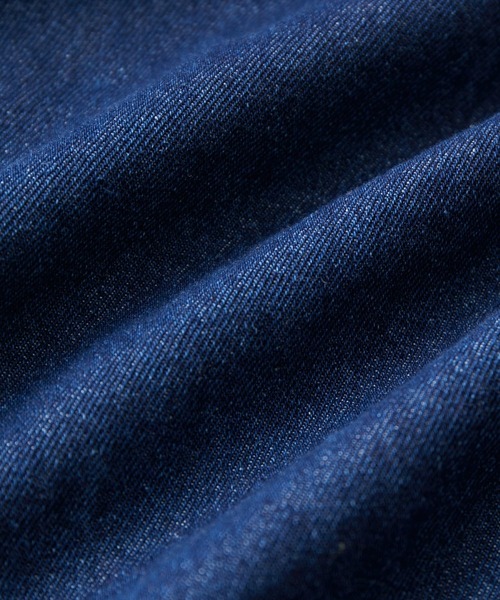 vis-`a-vis（ビサビ）の「【WEB限定】デニム＆ツイルジャンパースカート（ジャンパースカート・レディース・ホワイト/ネイビー・M/S）」の7枚目の写真