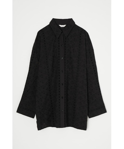 MOUSSY（マウジー）の「EYELET LONG シャツ（シャツ/ブラウス