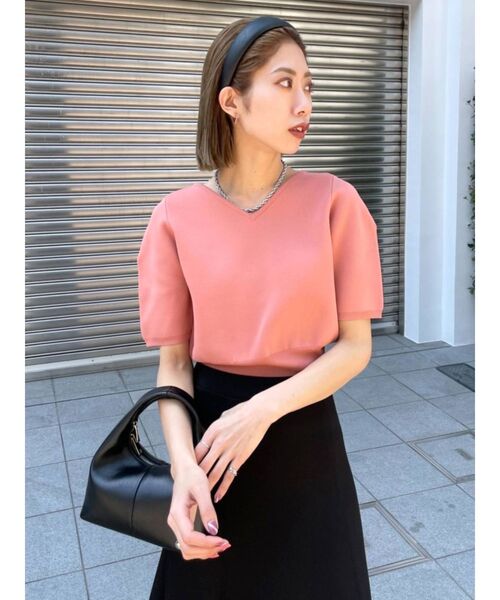 EMODA（エモダ）の「コンパクト2WAYニット（ニット/セーター・レディース・ブラック/ベージュ/ピンク/その他/その他1・FREE）」の18枚目の写真