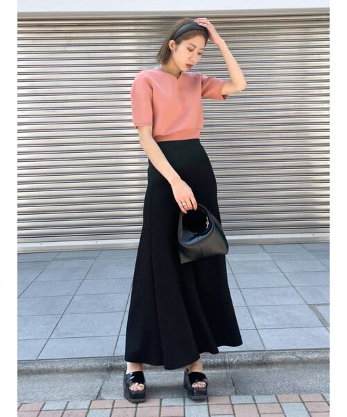 EMODA（エモダ）の「コンパクト2WAYニット（ニット/セーター・レディース・ブラック/ベージュ/ピンク/その他/その他1・FREE）」の20枚目の写真