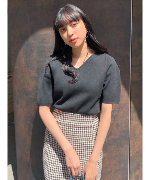 EMODA（エモダ）の「コンパクト2WAYニット（ニット/セーター・レディース・ブラック/ベージュ/ピンク/その他/その他1・FREE）」の22枚目の写真