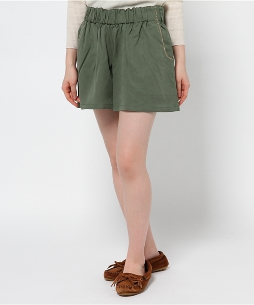 チャイハネ（チャイハネ）の「【チャイハネ】セルテショートパンツ/キュロット（その他パンツ・レディース・ベージュ/オレンジ/グリーン/ネイビー・FREE）」の14枚目の写真