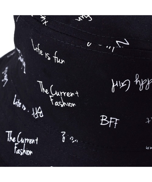 ZIDDY（ジディ）の「ZIDDY/【ニコ☆プチ4・6月号掲載】リバーシブル バケットハット（ハット・キッズ・ホワイト系その他/ブラック系その他・ONESIZE）」の9枚目の写真