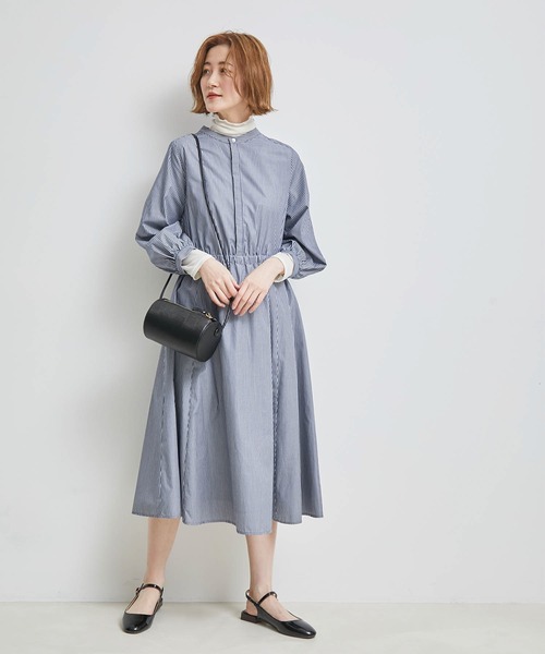 ROPE' PICNIC（ロペピクニック）の「シアーカットタートルトップス（Tシャツ/カットソー・レディース・オフホワイト/オレンジ/ブラック/グリーン・38）」の18枚目の写真