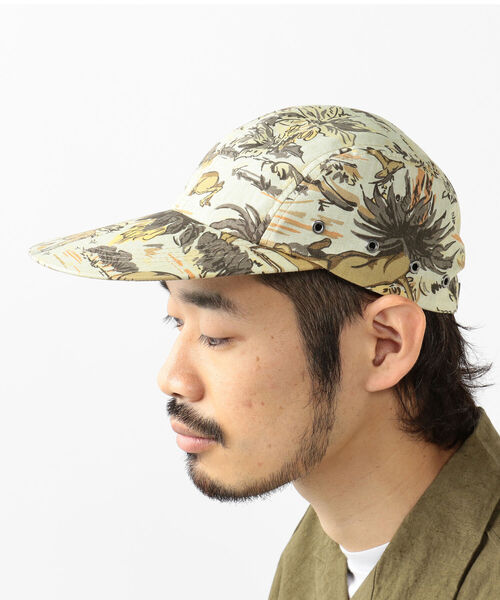 BEAMS PLUS（ビームスプラス）の「BEAMS PLUS / フィッシング キャップ（キャップ・メンズ・ベージュ/ネイビー・ONE SIZE）」の3枚目の写真