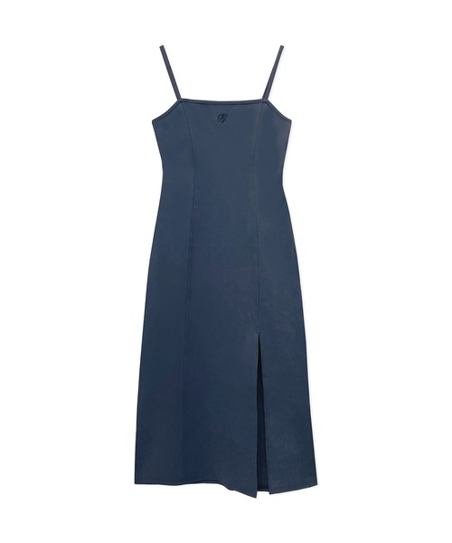 ANDGEEBEE(アンジービー)の「スリットキャミワンピ(ワンピース・レディース・ブルー/ブラック・MEDIUM)」の14枚目の写真