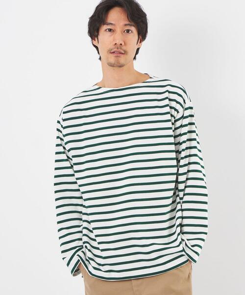 GIZAバスクボーダー長袖カットソー