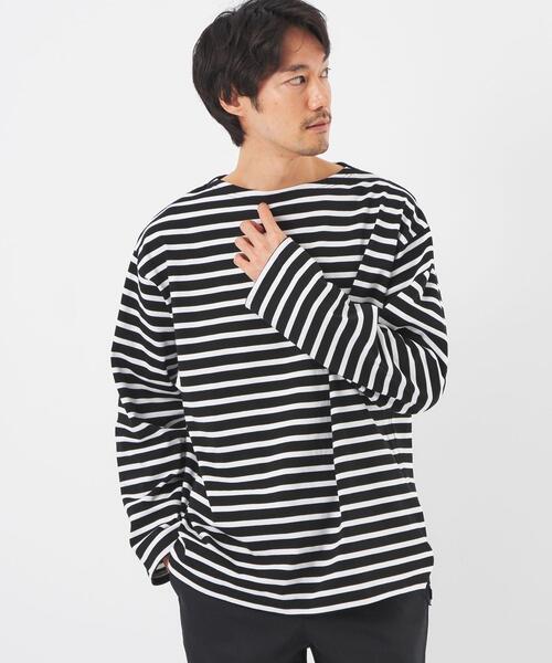 GIZAバスクボーダー長袖カットソー