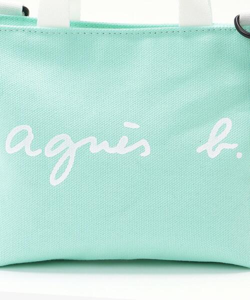 agnes b.(アニエスベー)の「S137 E SAC ロゴハンドバッグ(ハンドバッグ・キッズ・ブルー系その他・FREE)」の4枚目の写真