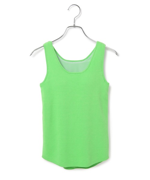 ADAM ET ROPE'（アダムエロペ）の「カップインニットタンク（タンクトップ・レディース・ブラック/キナリ/ライトグリーン・FREE）」の7枚目の写真