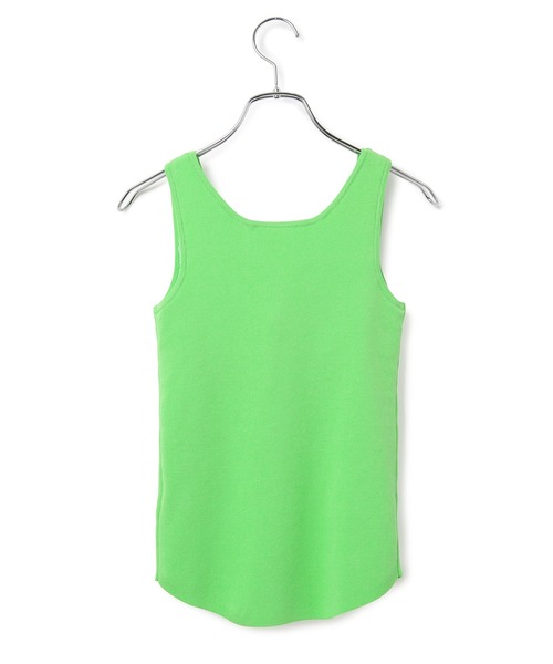 ADAM ET ROPE'（アダムエロペ）の「カップインニットタンク（タンクトップ・レディース・ブラック/キナリ/ライトグリーン・FREE）」の8枚目の写真
