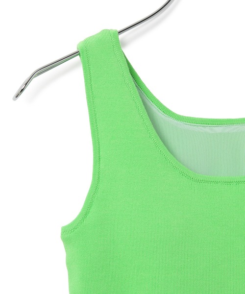 ADAM ET ROPE'（アダムエロペ）の「カップインニットタンク（タンクトップ・レディース・ブラック/キナリ/ライトグリーン・FREE）」の11枚目の写真