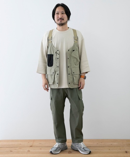 EKAL(エカル)の「EKAL レイクショアサーマル7/S Tシャツ(Tシャツ/カットソー・メンズ・ベージュ/ブラック系その他・MEDIUM/LARGE)」の18枚目の写真