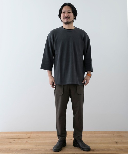 EKAL(エカル)の「EKAL レイクショアサーマル7/S Tシャツ(Tシャツ/カットソー・メンズ・ベージュ/ブラック系その他・MEDIUM/LARGE)」の22枚目の写真