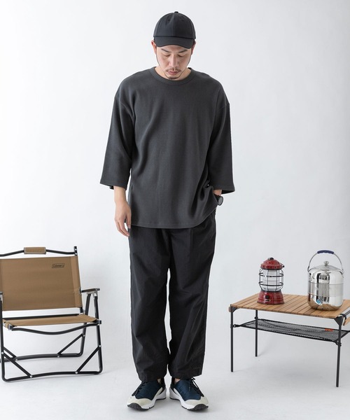 EKAL(エカル)の「EKAL レイクショアサーマル7/S Tシャツ(Tシャツ/カットソー・メンズ・ベージュ/ブラック系その他・MEDIUM/LARGE)」の14枚目の写真