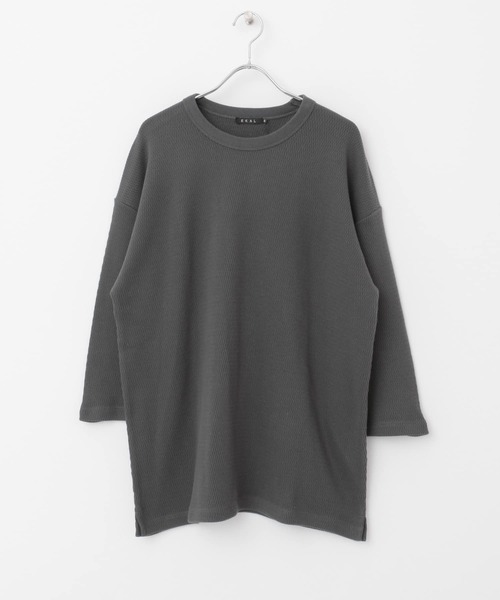 EKAL(エカル)の「EKAL レイクショアサーマル7/S Tシャツ(Tシャツ/カットソー・メンズ・ベージュ/ブラック系その他・MEDIUM/LARGE)」の11枚目の写真