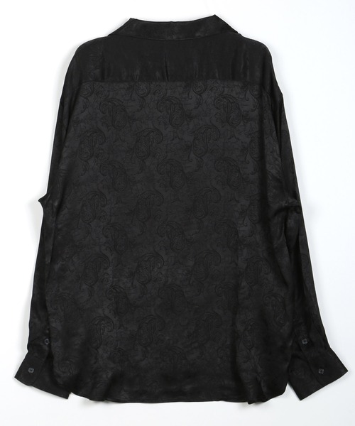 G.O.C（ジーオーシー）の「ペイズリー ジャガード オープン カラー サテンシャツ（シャツ/ブラウス・メンズ・ホワイト/ブラック/ブルーグリーン・MEDIUM/LARGE）」の16枚目の写真
