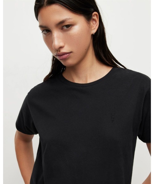ALLSAINTS(オールセインツ)の「GRACE T-SHIRT | GRACE Tシャツ(Tシャツ/カットソー・レディース・ホワイト/ブラック/ピンク・S/XS/M/L)」の8枚目の写真