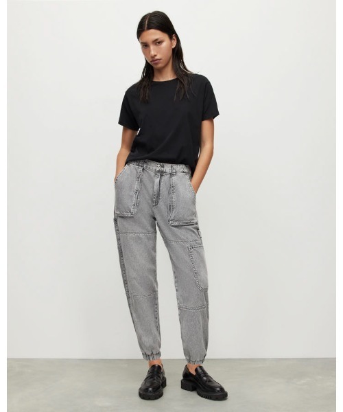 ALLSAINTS(オールセインツ)の「GRACE T-SHIRT | GRACE Tシャツ(Tシャツ/カットソー・レディース・ホワイト/ブラック/ピンク・S/XS/M/L)」の9枚目の写真