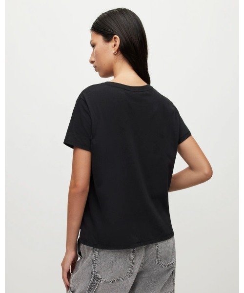 ALLSAINTS(オールセインツ)の「GRACE T-SHIRT | GRACE Tシャツ(Tシャツ/カットソー・レディース・ホワイト/ブラック/ピンク・S/XS/M/L)」の10枚目の写真