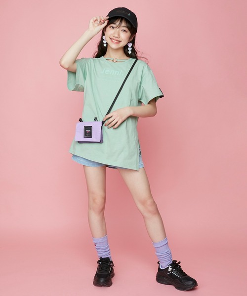 JENNI love(ジェニィラブ)の「フラワーモチーフロゴキャップ(キャップ・キッズ・ブラック/ベージュ/ピンク・54cm/56cm)」の20枚目の写真