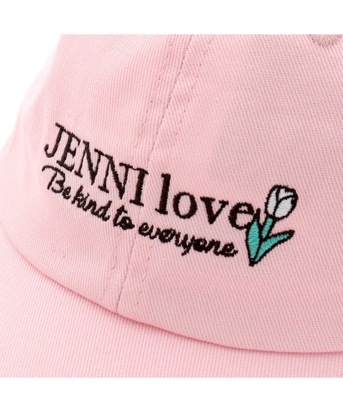 JENNI love(ジェニィラブ)の「フラワーモチーフロゴキャップ(キャップ・キッズ・ブラック/ベージュ/ピンク・54cm/56cm)」の11枚目の写真