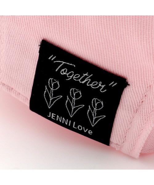 JENNI love(ジェニィラブ)の「フラワーモチーフロゴキャップ(キャップ・キッズ・ブラック/ベージュ/ピンク・54cm/56cm)」の12枚目の写真