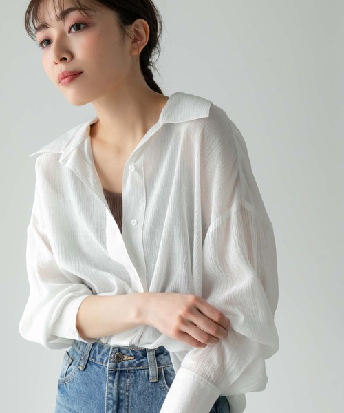 Edit Sheen（エディットシーン）の「リブインナーニット（タンクトップ・レディース・ホワイト/ブラック/マスタード/モカ/ブルー系その他5・M）」の6枚目の写真