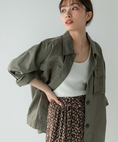 Edit Sheen（エディットシーン）の「リブインナーニット（タンクトップ・レディース・ホワイト/ブラック/マスタード/モカ/ブルー系その他5・M）」の10枚目の写真