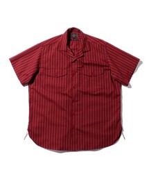 BEAMS PLUS | BEAMS PLUS / ストライプ ショートスリーブ ワークシャツⅡ(シャツ/ブラウス)