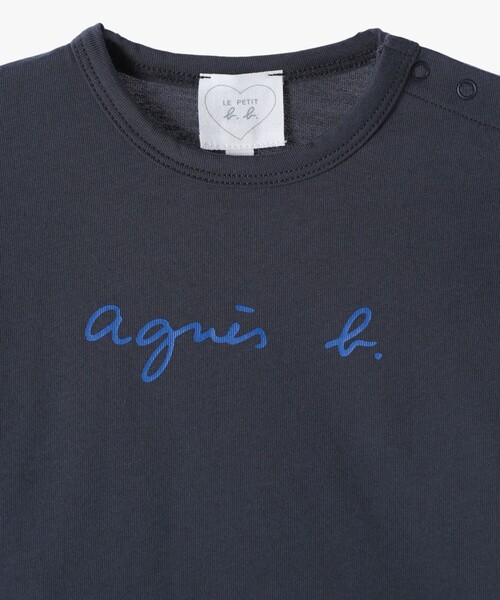 agnes b.(アニエスベー)の「S137 L TS ベビー ロゴTシャツ(Tシャツ/カットソー・キッズ・グレー系その他・2YEAR/18M/1YEAR/6MONTH)」の12枚目の写真