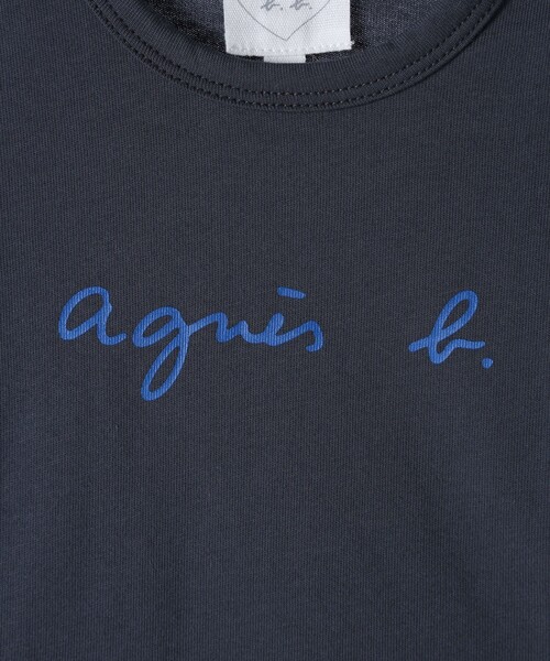 agnes b.(アニエスベー)の「S137 L TS ベビー ロゴTシャツ(Tシャツ/カットソー・キッズ・グレー系その他・2YEAR/18M/1YEAR/6MONTH)」の8枚目の写真