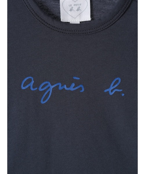 agnes b.(アニエスベー)の「S137 L TS ベビー ロゴTシャツ(Tシャツ/カットソー・キッズ・グレー系その他・2YEAR/18M/1YEAR/6MONTH)」の3枚目の写真