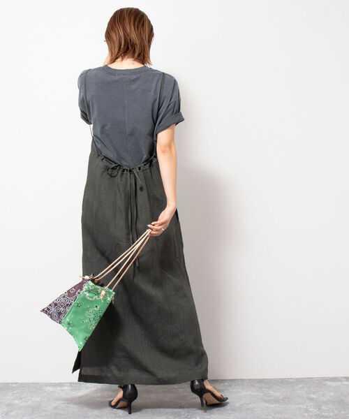 R JUBILEE（アールジュビリー）の「◇【WEB限定】【R JUBILEE/アール ジュビリー】Apron Cami-Dress（ワンピース・レディース・パープル/カーキ・FREE）」の16枚目の写真