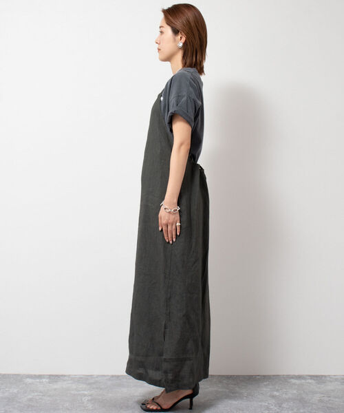 R JUBILEE（アールジュビリー）の「◇【WEB限定】【R JUBILEE/アール ジュビリー】Apron Cami-Dress（ワンピース・レディース・パープル/カーキ・FREE）」の19枚目の写真